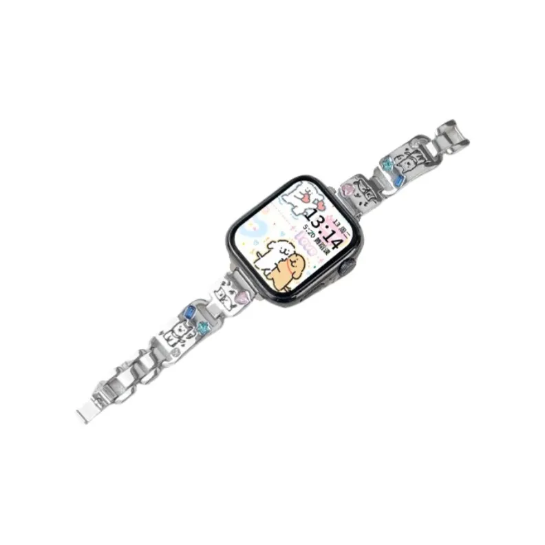 Wepro Compatibility With S10 Generation Apple Watch S9, S8, S7, SE, And Ultra 2. Apple Compatibility Watch Band Metal-7