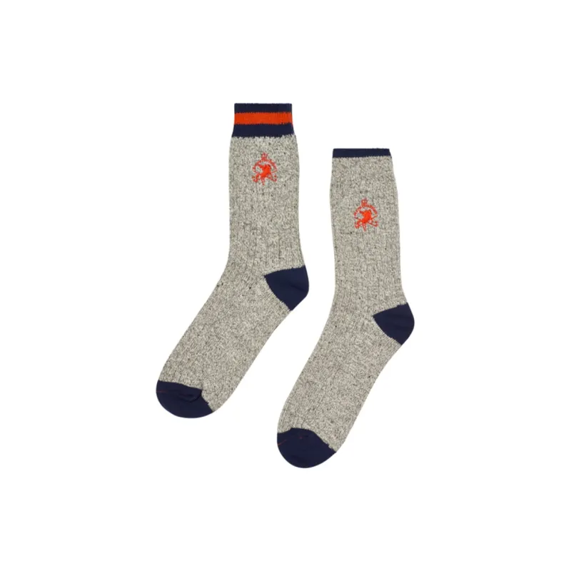 PALACE X Beams Plus 2 Pack Rug Socks 'Grey'-0