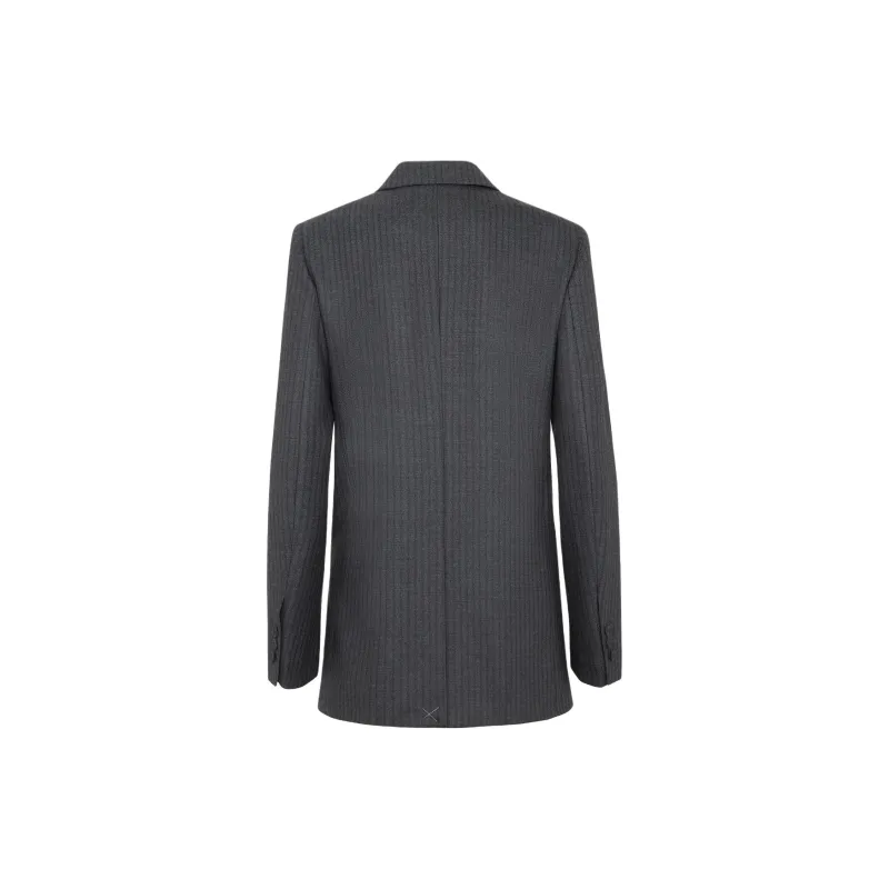 FENDI FW24 Business Suit Coat Women's Gray-1