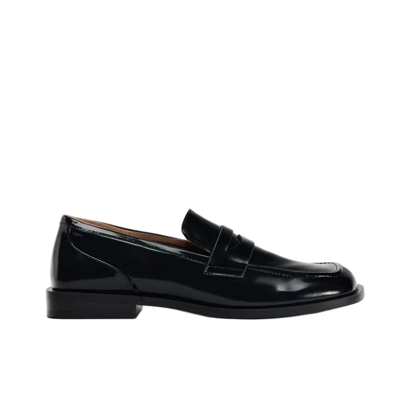ZARA Loafers Women's Black-1