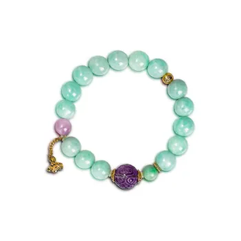 Long Fu Glutinous Jade Jadeite Bracelet Perfect Gift For Festivals And Memorials Women's