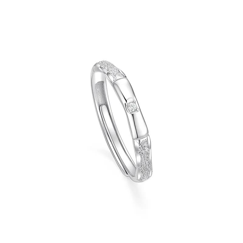 I Do&Co. 925 Sterling Silver Synthetic Cubic Zirconia Rings Unisex-4