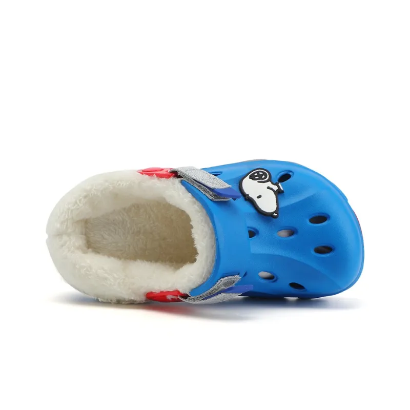 SNOOPY Anti Slip Wear Resistant Breathable Warm Low Top Kids' Slippers Kids'-6