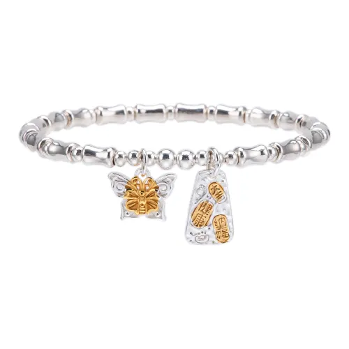 Listen To The Flowers Bloom 999 Fine Silver Bracelets Women's