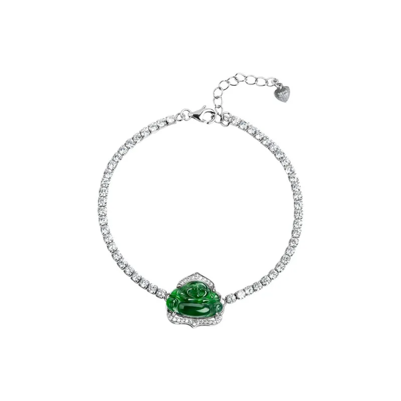 Jade Is Boundless Ice Type Jadeite Bracelets Women's-0