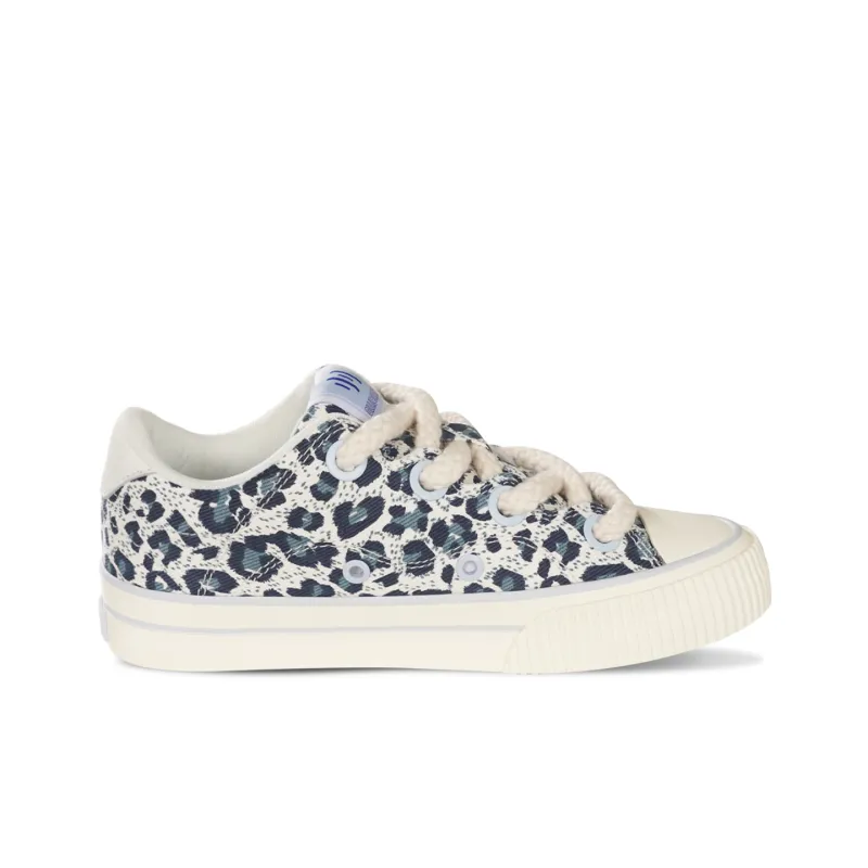 Ollieskate Wear resistant And Lightweight Low Top Skateboard Shoes Unisex Beige Blue-1