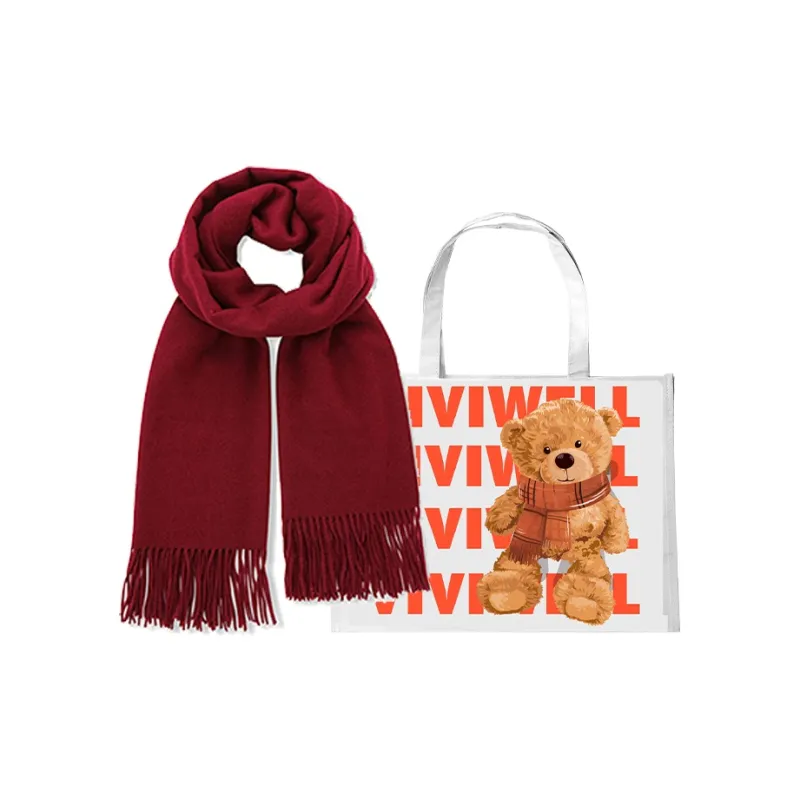 VIVIWELL Knit Scarves Unisex-9