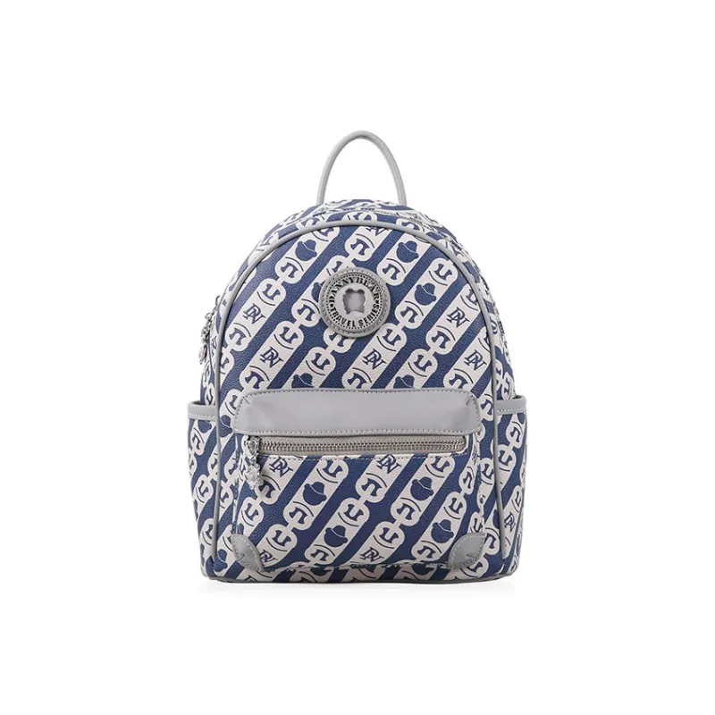 DANNYBEARJEANS Fabric Backpack Large Size Unisex Blue-0