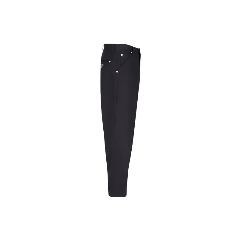 PRADA Triangle Logo Tapered Leg Jeans-2