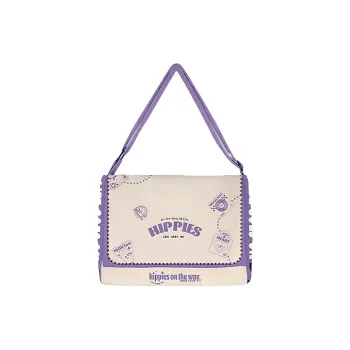 AOSONG Technical Fabric Crossbody Bag Regular Unisex Purple On The Chubby Lip Road