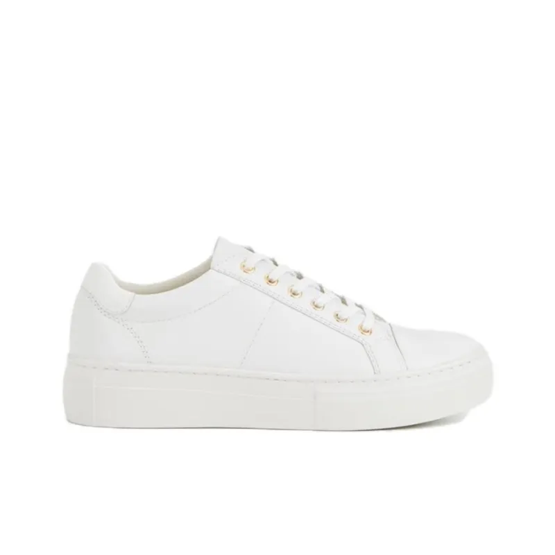 VAGABOND SHOEMAKERS Zoe Platform Non-slip Lightweight Low-Top Skateboard Shoes Women's White-1