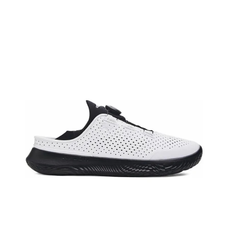 Under Armour Ua Flow Slipspeed Anti Slip Wear Resistant Low Top Training Running Shoes Unisex White Black-1
