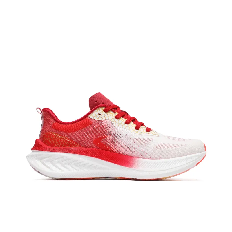 TREEPERI Running Shoes Unisex Low Top Champion Red-1