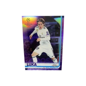 Topps Champions League CHROME Croatia Real Madrid Luka Modrić Magic 250 Pc Player Card Pass Through Sports Cards 1 Pc