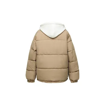 Flowers In Water Puffer Jacket Women's