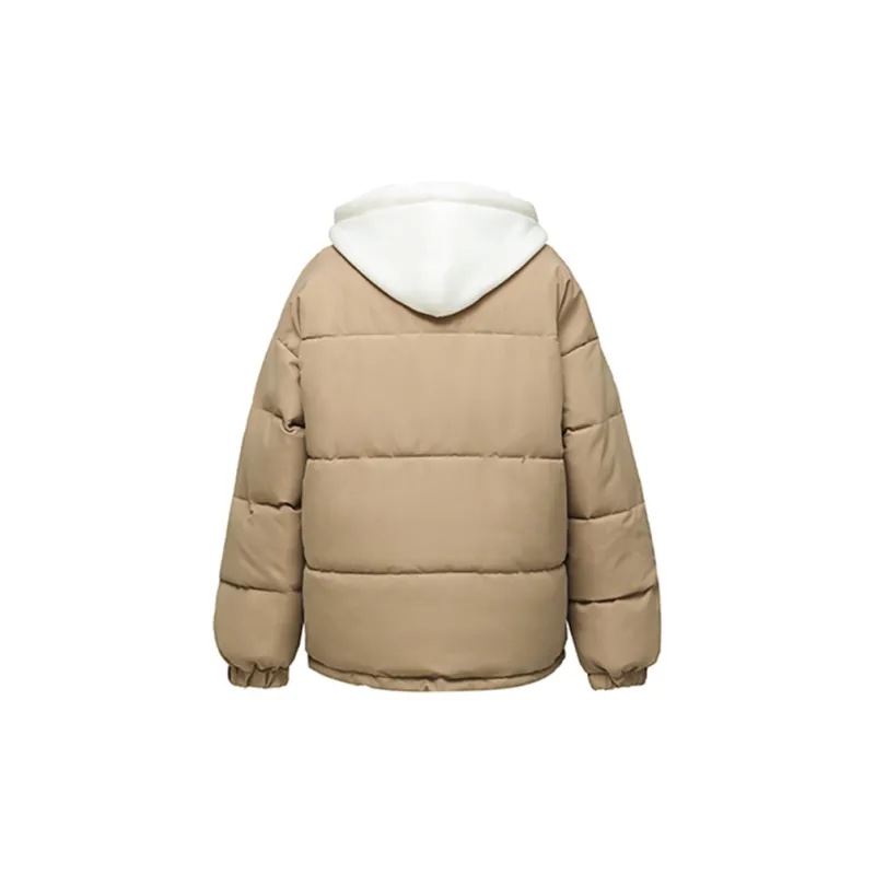 Flowers In Water Puffer Jacket Women's-0