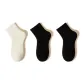 [3 Pack/Extra Thin Thermal]2 Pack Black+1 Pair White