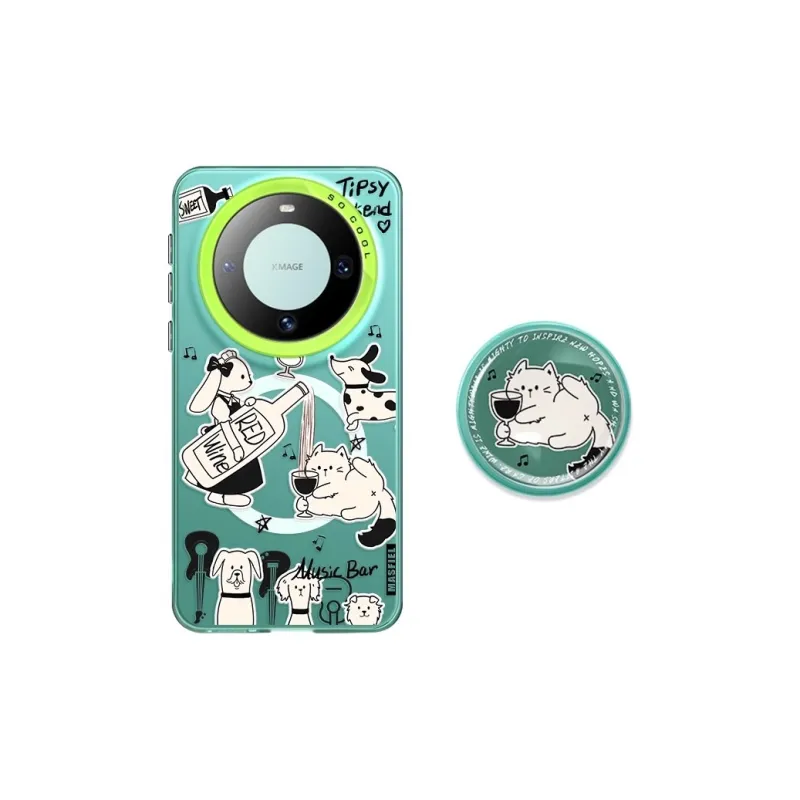 Marsfield TPU Material Color Silver Magnetic Phone Cases Compatible With Huawei P70/60/MATE60/50PRO-1