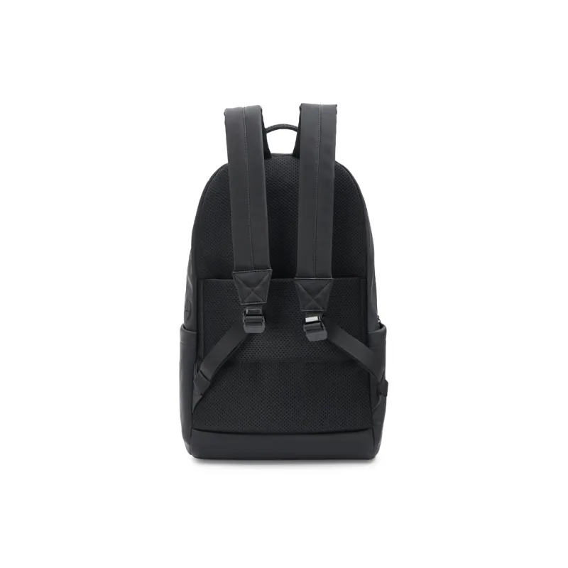 Champion Artificial Leather Backpack Regular Unisex Black/Midnight Blue & Black-3