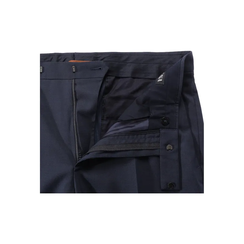Zegna FW24 Suit Trouser Men's Dark Blue-5
