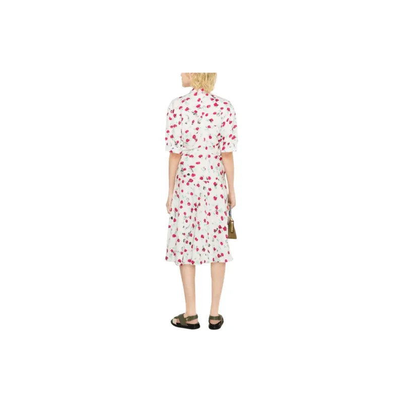 MARNI Floral Printed Midi Dress-4