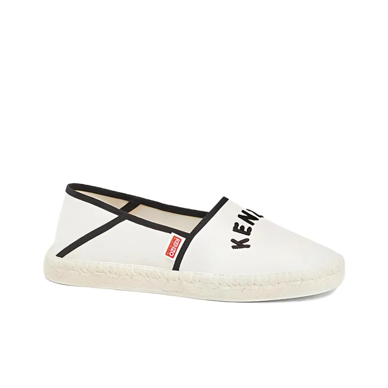 KENZO Logo-embroidered Organic-cotton Espadrilles Women's-1