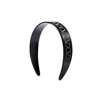 Valentino Acetate, Swarovski Crystal Headbands Women's Black