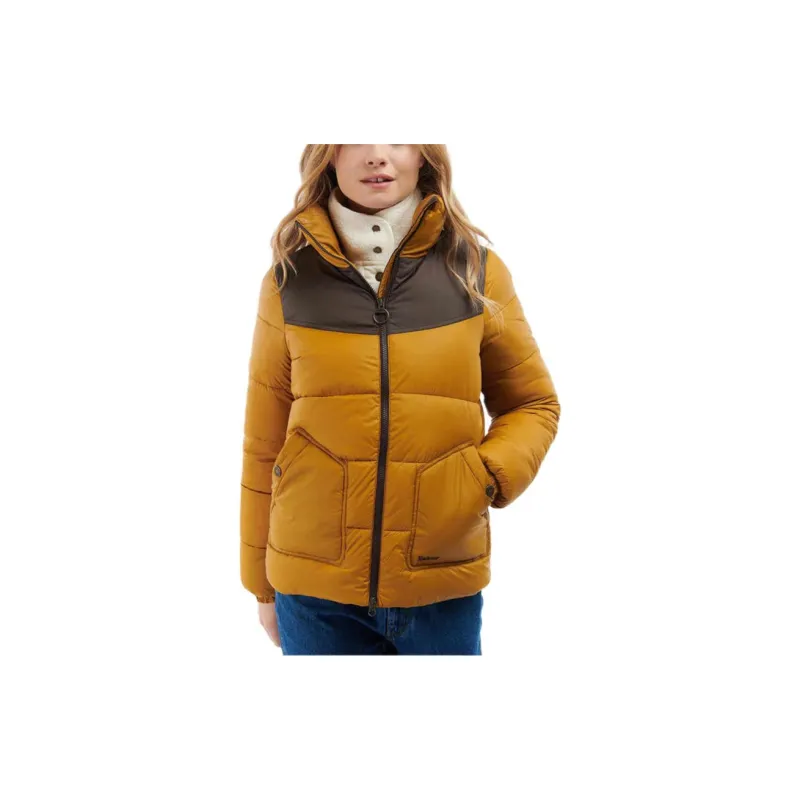 BARBOUR FW22 Puffer Jacket Women's Deep Yellow-1