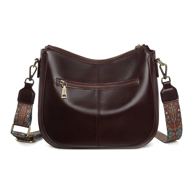 C°BANNER Cow Leather With Synthetic Leather Crossbody Bag Regular Women's Multicolor-7
