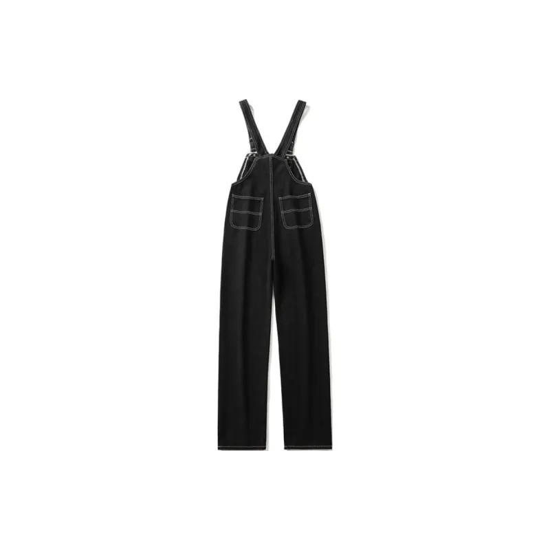 SONGS ALONG Overalls Women's Black-1