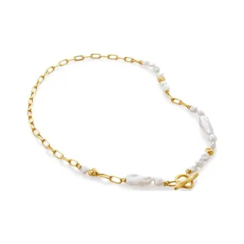 Monica Vinader X Amy Powney Keshi pearl Necklace