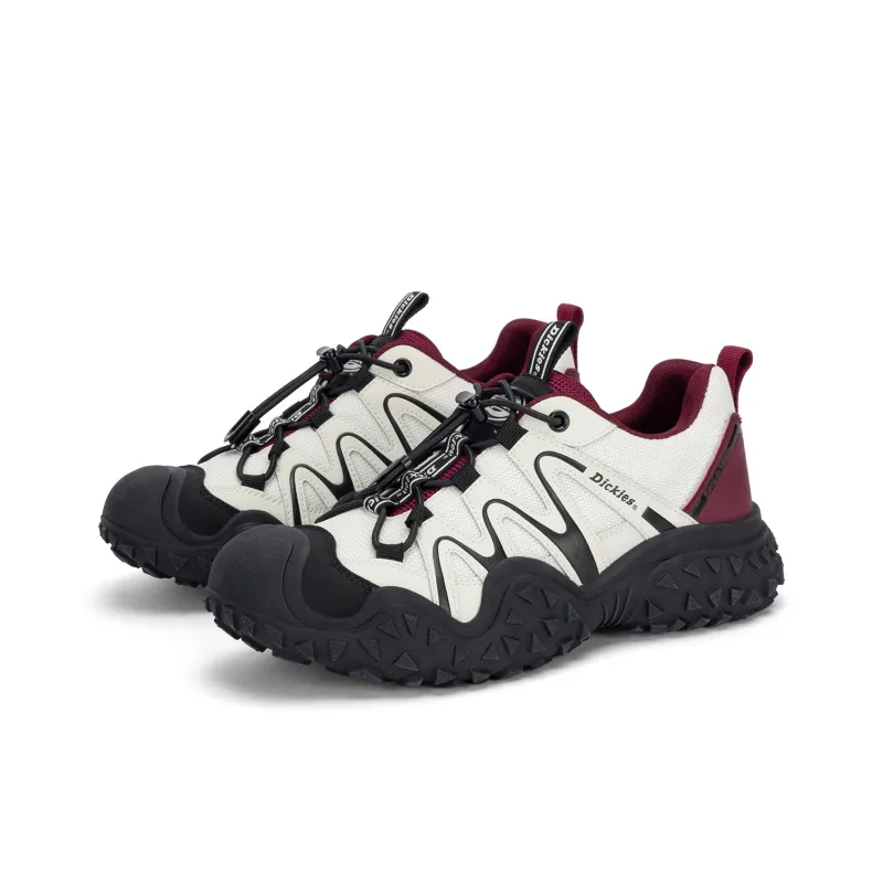 Dickies Wear-Resistant Low-Top Chunky Sneakers Women's Beige Red-2