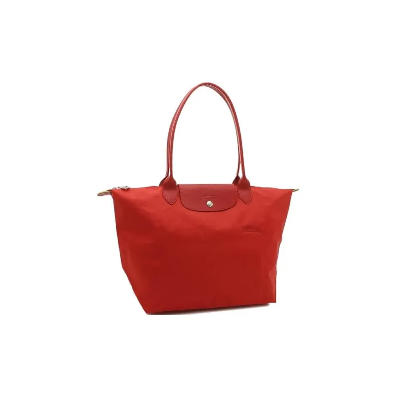 LONGCHAMP Le Pliage Fabric Tote Bag, Shopping Bag, Handbag Women's Vermilion-1