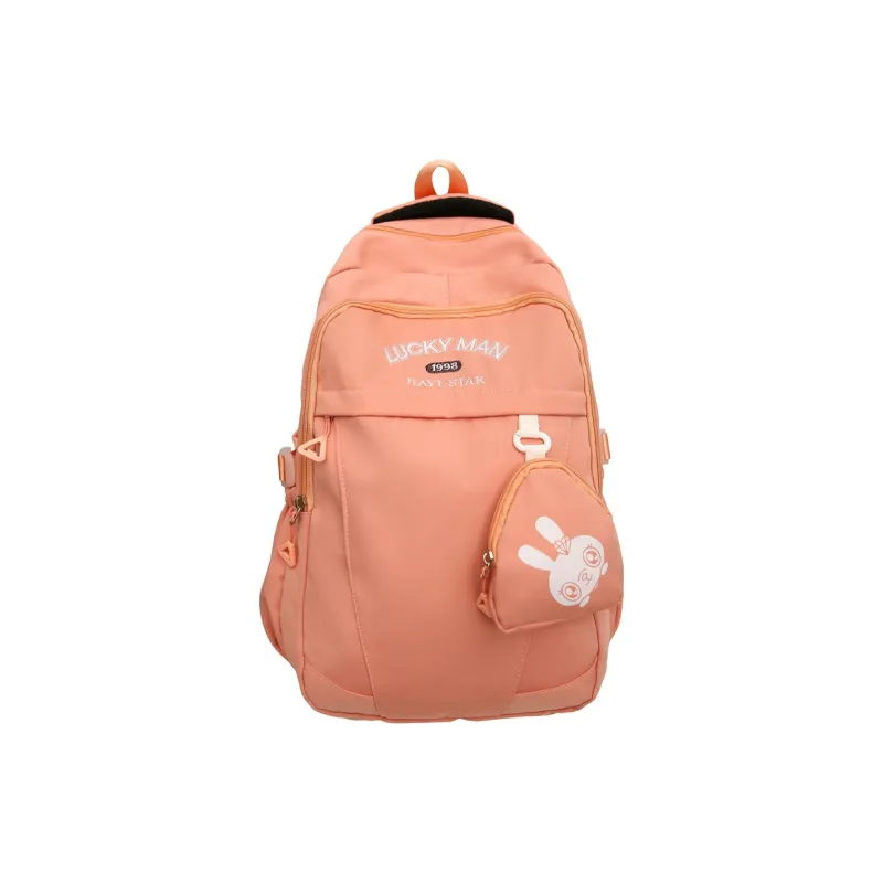 Gorora Nylon Backpack Regular Women's Multicolor-10