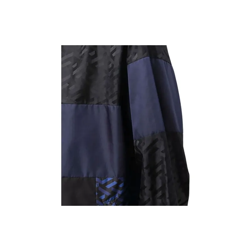 VERSACE La Greca Print Hooded Jacket-4