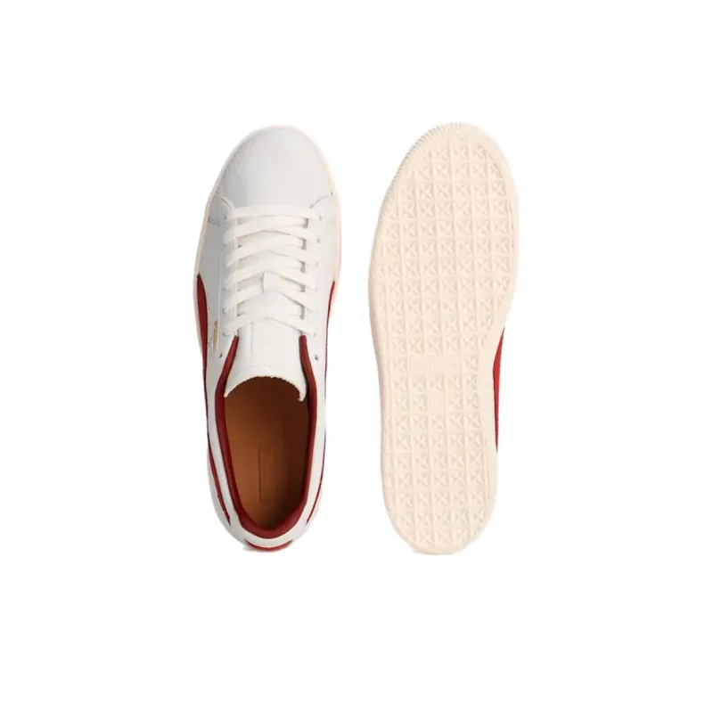 PUMA Clyde Made In Italy White Intense Red-3