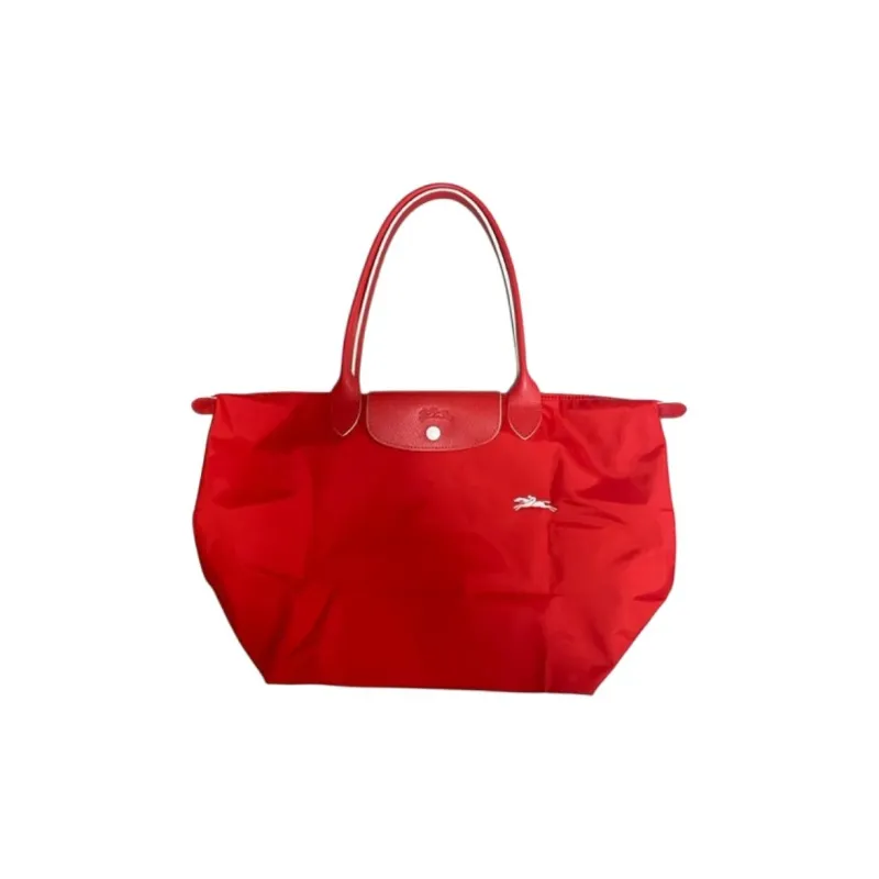 LONGCHAMP Le Pliage Fabric Tote Bag, Shopping Bag, Handbag Women's Vermilion-2