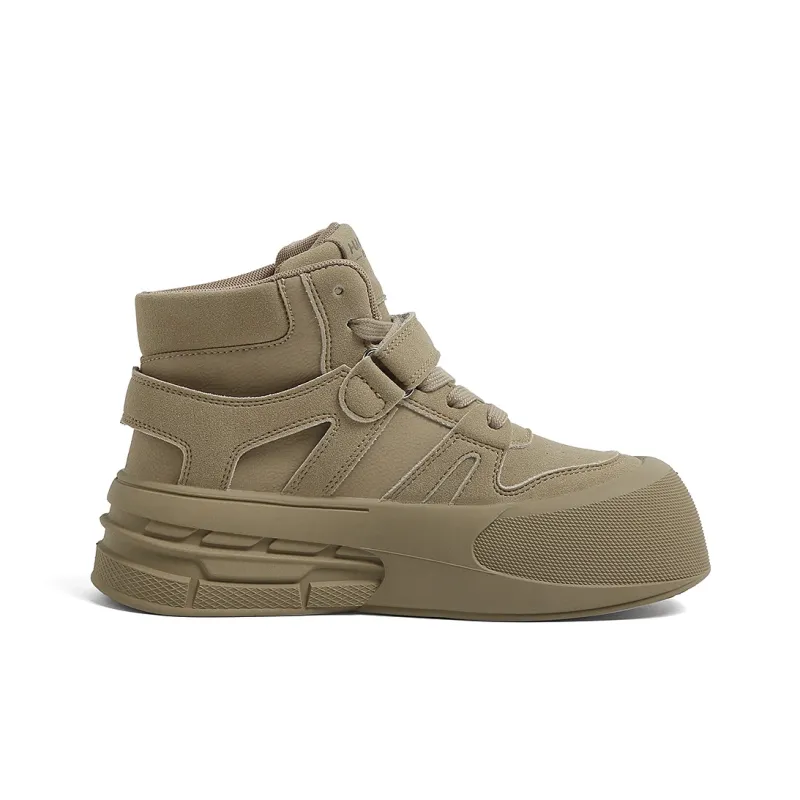 HUANQIU Coverage Anti-Slip And Wear-Resistant High-Top Skateboard Shoes Women's-6
