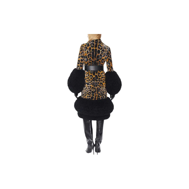 Alaia Coats Women's Leopard Print-2