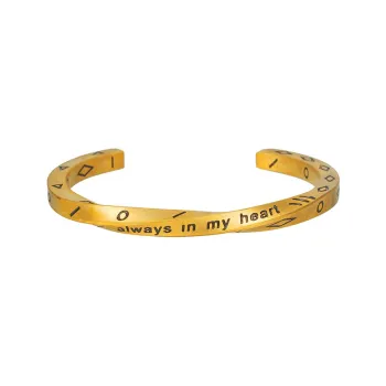 TUTAE Alloy Bangles Women's Gold