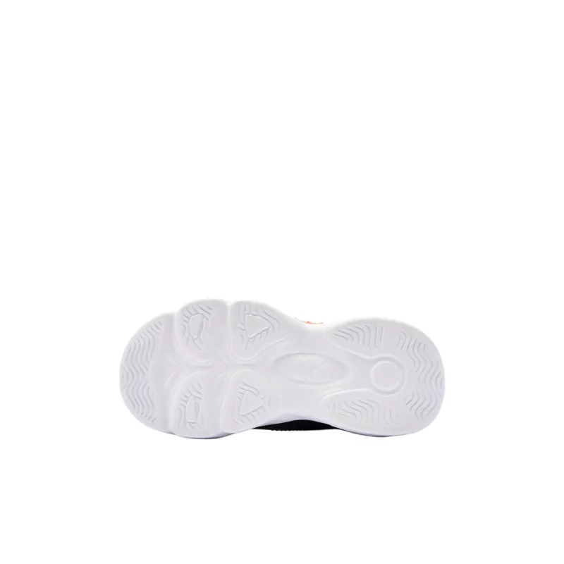 QIAODAN Slip Resistant Cushioning Low Top Kids Lifestyle Shoes Black Purple Children Aged 3 7 Years Old-4