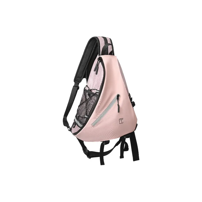 TANGCOOL Oxford Crossbody Bag, Shoulder Bag, Backpack Regular Unisex Black/Gray/Pink-5