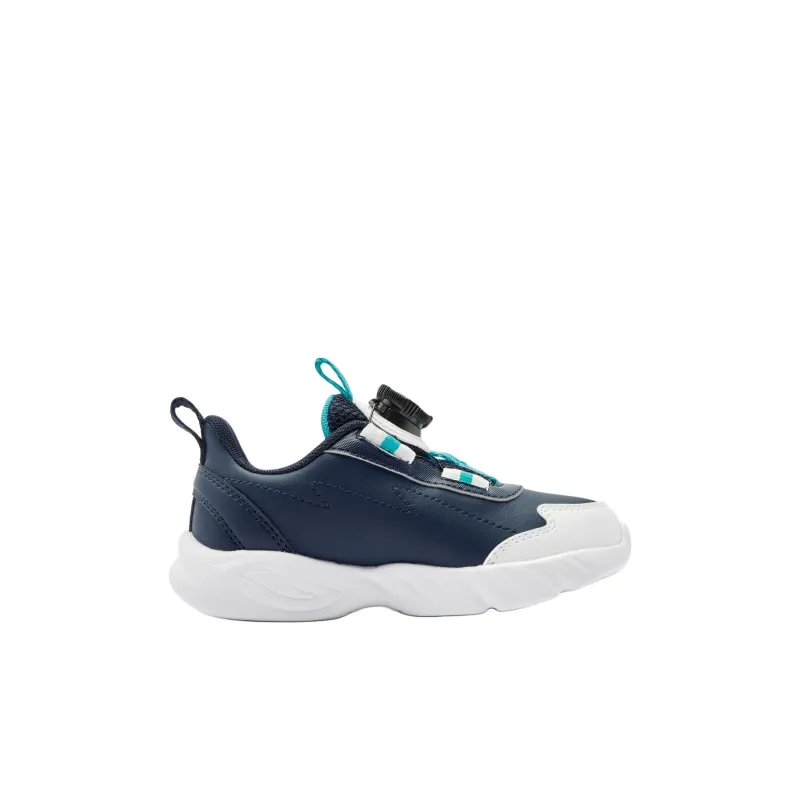 QIAODAN Slip Resistant Cushioning Low Top Kids Lifestyle Shoes Blue White Children Aged 3 7 Years Old-1
