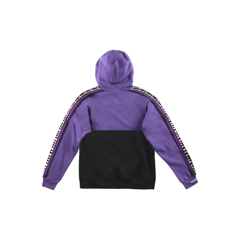 Mitchell Ness Sweatshirts Unisex Purple Black-1