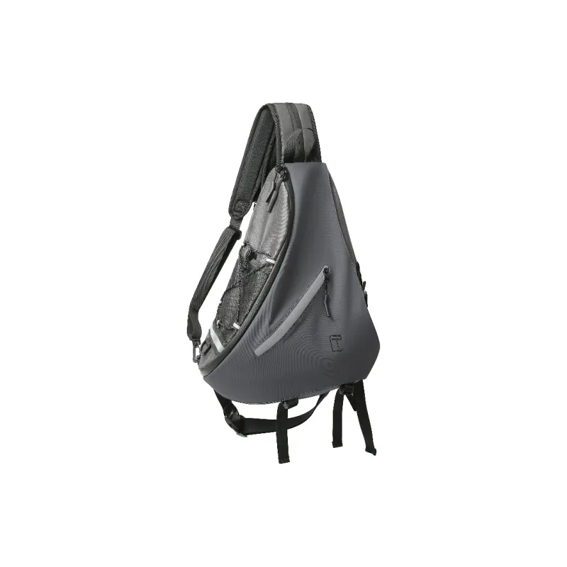TANGCOOL Oxford Crossbody Bag, Shoulder Bag, Backpack Regular Unisex Black/Gray/Pink-11