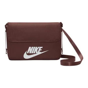 Nike Fabric Shoulder Bag Crossbody Bag Regular Unisex Red Brown