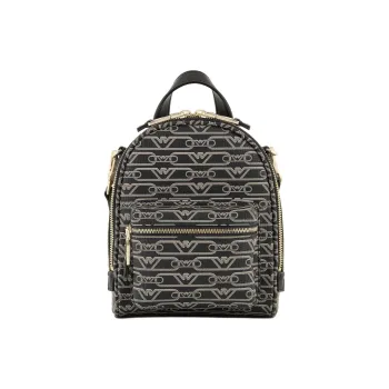 EMPORIO ARMANI Polyester Shoulder Bag, Crossbody Bag Mini Women's Black