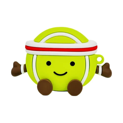 KVZUVUU Compatible With Apple AirPods Pro 2nd Generation/AirPods Pro/AirPods 3/2 Silicone 3D Tennis Headphone Cases