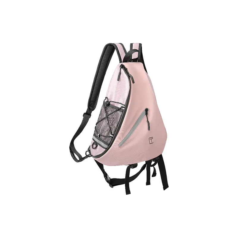 TANGCOOL Oxford Crossbody Bag, Shoulder Bag, Backpack Regular Unisex Black/Gray/Pink-6