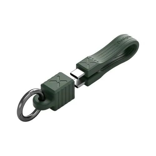 HAIBEISI Portable Cable Type C To Type C Short Strap Storage Buckle